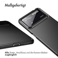 imoshion Carbon-Hülle für das Xiaomi Poco X4 Pro - Schwarz