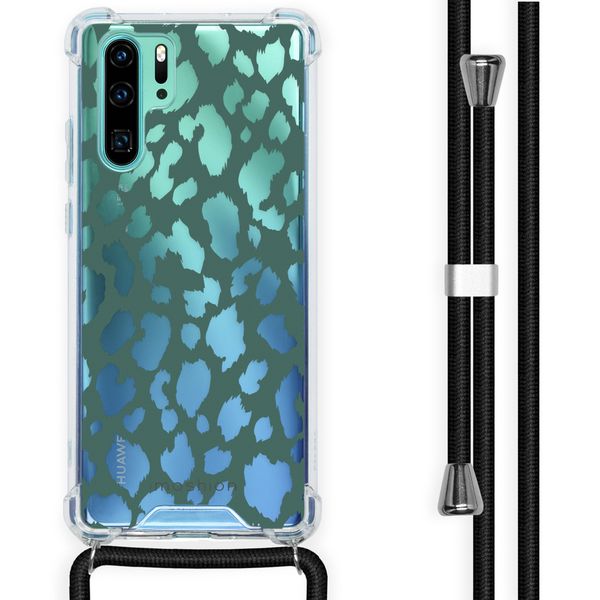 imoshion Design Hülle mit Band für das Huawei P30 Pro - Panther Illustration