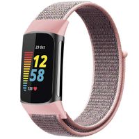 imoshion Nylonarmband für das Fitbit Charge 5 / Charge 6 - Größe S - Rosa