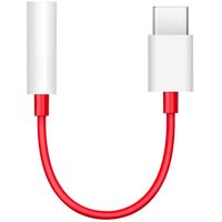 OnePlus USB-C auf 3,5 mm Jack Audio Adapter - Rot