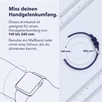 Vonmählen Woven Loop Armband für Apple Watch | 44/45/46/49 mm - Olive