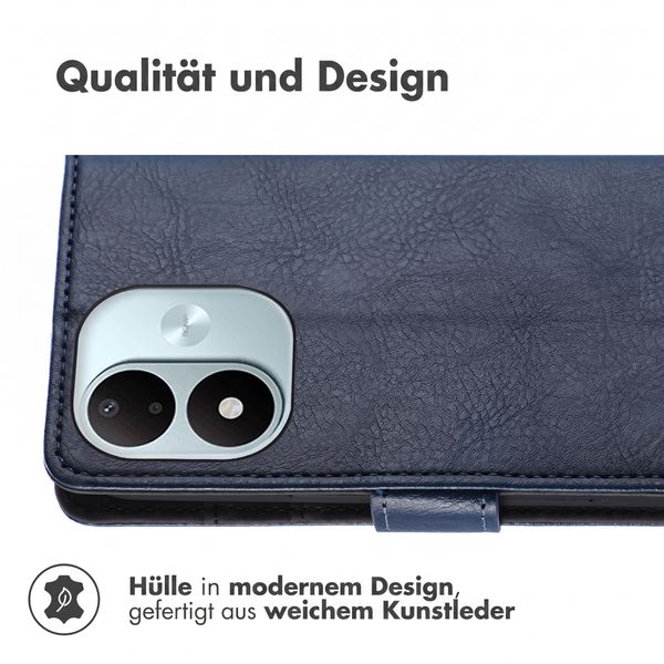 imoshion Luxuriöse Klapphülle Xiaomi Redmi Note 17 (5G) - Dunkelblau