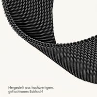 imoshion Mailändische Magnetarmband für Samsung Galaxy Watch Ultra 2 (2026) / Ultra (2024/2025) - Schwarz