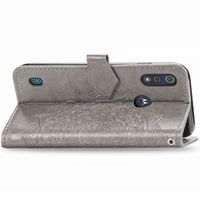 Mandala Klapphülle Motorola Moto E6s - Grau