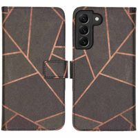 imoshion Design TPU Klapphülle für das Samsung Galaxy S22 Plus - Black Graphic