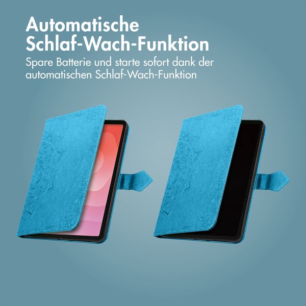 imoshion Mandala Klapphülle Samsung Galaxy Tab S11 - Türkis