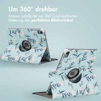 imoshion 360° drehbare Design Klapphülle für das iPad 10 (2022) 10.9 Zoll - Flowers