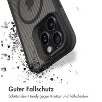imoshion Rugged Hybrid Carbon Case mit MagSafe für das Apple iPhone 16 Pro - Schwarz