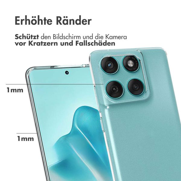 Accezz Clear TPU Backcover Motorola Edge 60 Fusion - Transparent