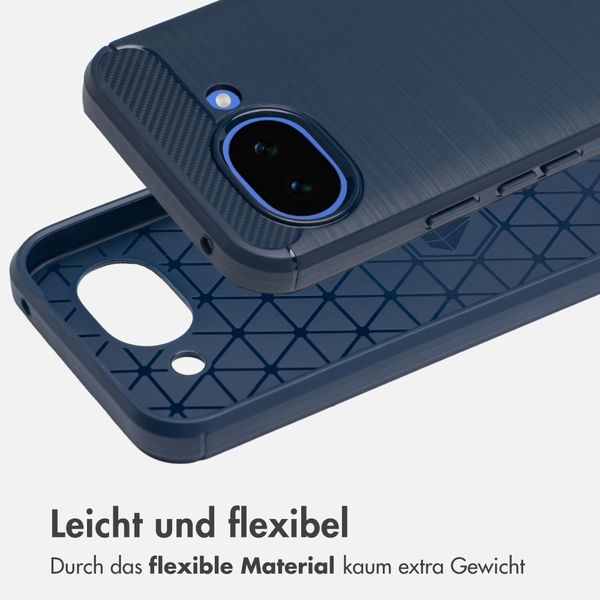 imoshion Brushed Back Cover Google Pixel 10a - Dunkelblau