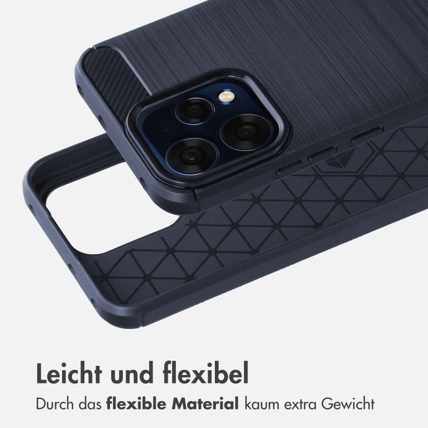imoshion Brushed Back Cover Oppo Reno15 F (5G) - Dunkelblau