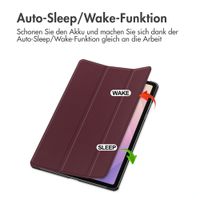 imoshion Trifold Klapphülle Samsung Galaxy Tab S11 - Bordeaux