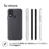 Accezz Clear TPU Backcover Nokia C32 - Transparent