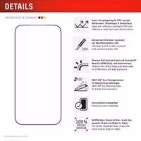 Displex Premium Glass Full Cover Anti-Reflex Displayschutzfolien Apple iPhone 17 Pro Max