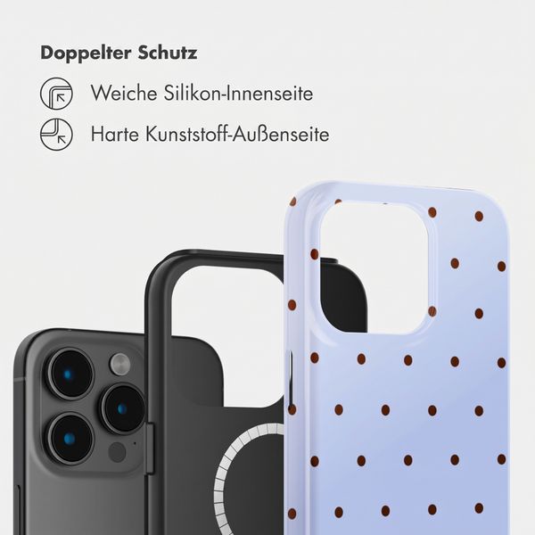 Selencia Vivid Rückabdeckung mit MagSafe Apple iPhone 15 Pro - Happy Dots Digital Sky
