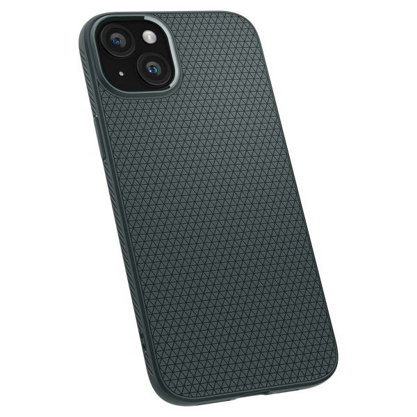 Spigen Liquid Air™ Case für das iPhone 15 Plus - Abyss Green