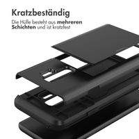 imoshion Backcover mit Kartenfach Samsung Galaxy S9 Plus - Schwarz