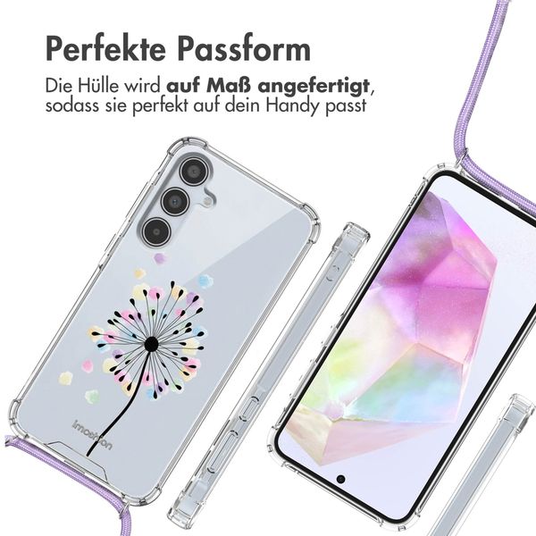 imoshion Design Hülle mit Band Samsung Galaxy A35 - Sandstone Dandelion