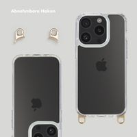 Selencia Backcover mit abnehmbaren Haken Apple iPhone 15 Pro - Transparent
