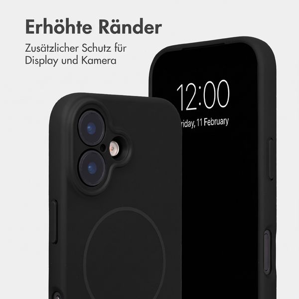 Accezz Grip Backcover mit MagSafe Apple iPhone 16 - Schwarz