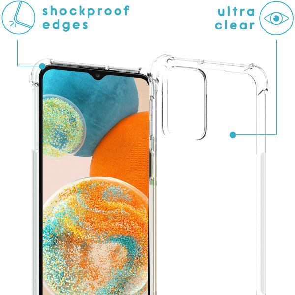 imoshion Backcover mit Band für das Samsung Galaxy A23 (5G) - Schwarz / Gold