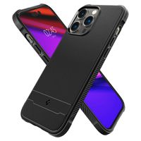 Spigen Rugged Armor Backcover MagSafe für das Apple iPhone 14 Pro Max- Schwarz