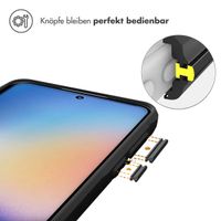 imoshion Rugged Hybrid Carbon Case Samsung Galaxy A55 - Schwarz