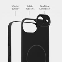 Accezz Grip Backcover mit MagSafe Apple iPhone 17e / 16e - Schwarz