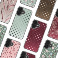 imoshion Design Hülle Apple iPhone 16 - Polka Dot Mintgroen
