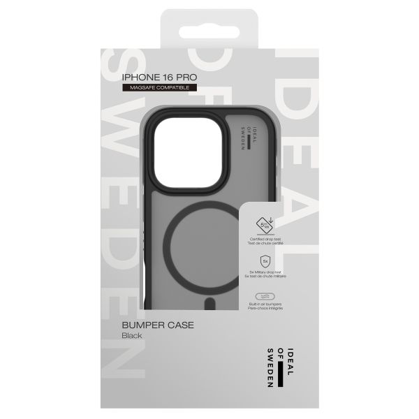 iDeal of Sweden Bumper Case MagSafe für das iPhone 16 Pro - Schwarz