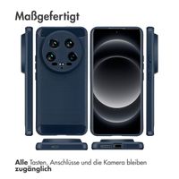 imoshion Brushed Back Cover für das Xiaomi 14 Ultra - Dunkelblau