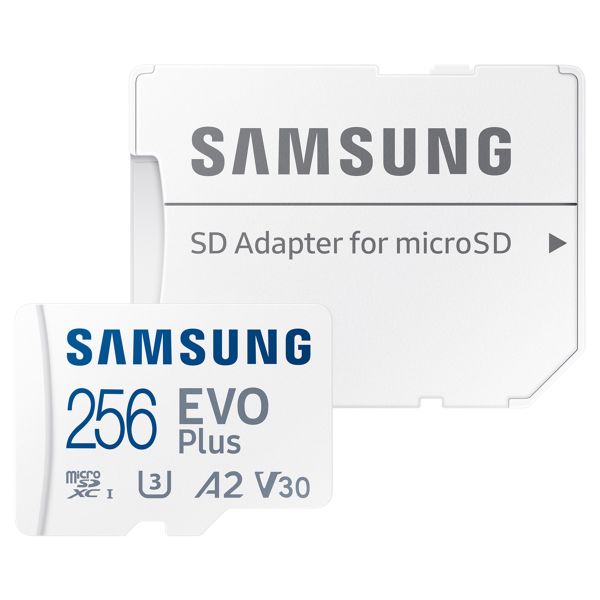 Samsung EVO Plus microSD 2024 - 265GB - Inklusive SD-Adapter - UHS-I/U3/Full HD/4K UHD