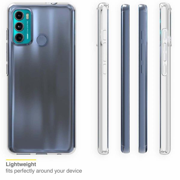 Accezz TPU Clear Cover für das Motorola Moto G60 - Transparent