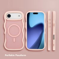 Selencia Wavy Backcover mit MagSafe Apple iPhone Air - Soft Pink