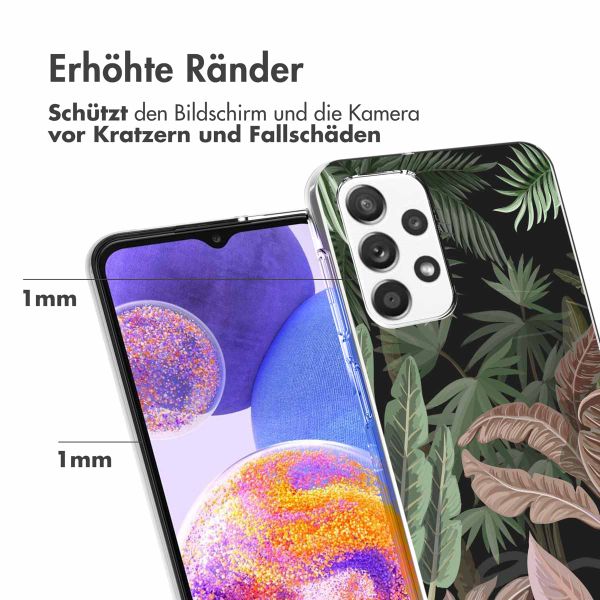 imoshion Design Hülle für das Samsung Galaxy A23 (5G) - Dark Jungle