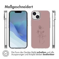 imoshion Design Hülle für das iPhone 14 - Floral Pink