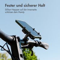 imoshion Aluminium Fahrrad-Handyhalterung - Leichtgewicht - Universal - Schwarz