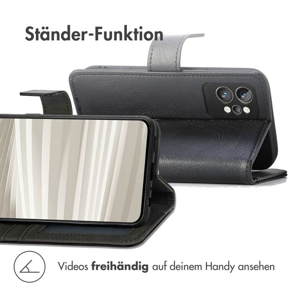 imoshion Luxuriöse Klapphülle Realme GT 2 Pro - Schwarz