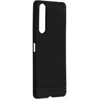 Brushed TPU Case Schwarz für das Sony Xperia 1 II