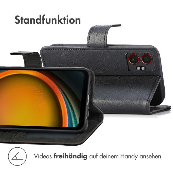 imoshion Luxuriöse Klapphülle Samsung Galaxy Xcover 7 Pro - Schwarz