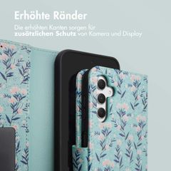 imoshion Design Klapphülle Samsung Galaxy A54 (5G) - Blue Flowers