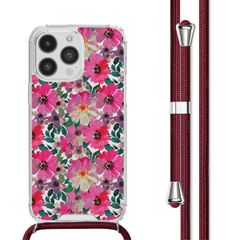 imoshion Design Hülle mit Band für das iPhone 14 Pro Max - Flower Water