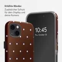 Selencia Vivid Back Cover Apple iPhone 13 Pro - Happy Dots Chocolate