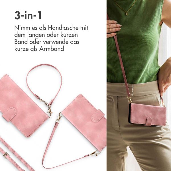 imoshion Klapphülle mit Kordel Apple iPhone 13 - Rosa