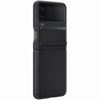 Samsung Original Leather Backcover für das Galaxy Z Flip 4 - Black