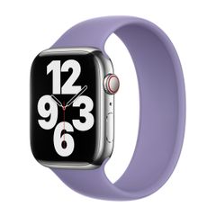 Apple Silikon Solo Loop für das  Apple Watch | 38/40/41/42 mm - Größe 8 - English Lavender