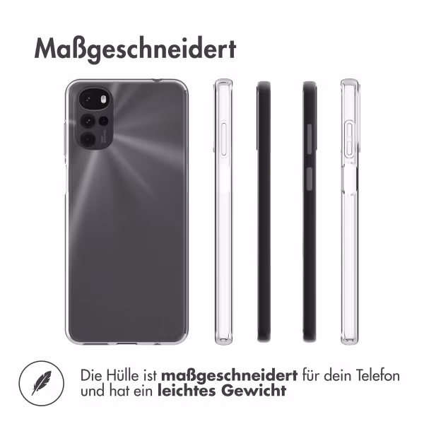 Accezz TPU Clear Cover für das Motorola Moto G22 - Transparent