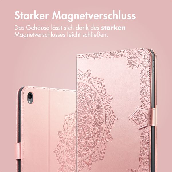 imoshion Mandala Klapphülle Samsung Galaxy Tab S11 - Rose Gold