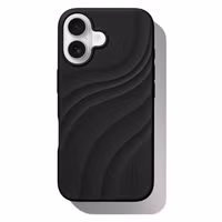 iDeal of Sweden Soft Swirl Silicone MagSafe Hülle Apple iPhone 17 - Velvet Black