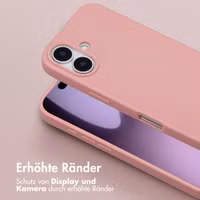 Selencia SilikonHülle mit abnehmbarem Band Apple iPhone 17 - Sand Pink
